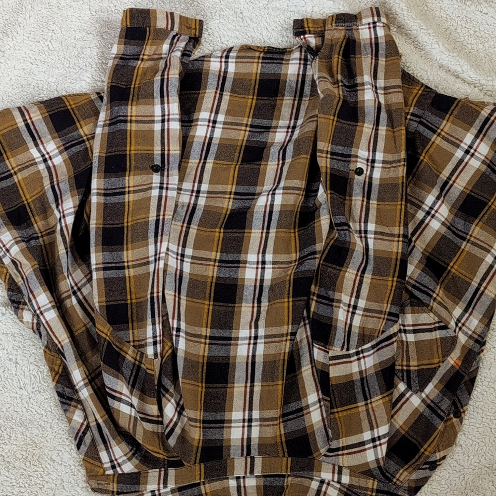 A plaid flannel